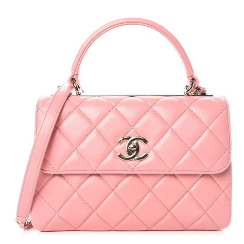 pink chanel bag 2023|chanel lambskin bag.